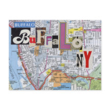 Carte postale Buffalo NY Collage