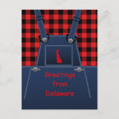 Carte Postale Buffalo Plaid (Devant)