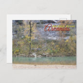 Carte Postale Buffalo River, Arkansas Photographie de voyage (Devant / Derrière)