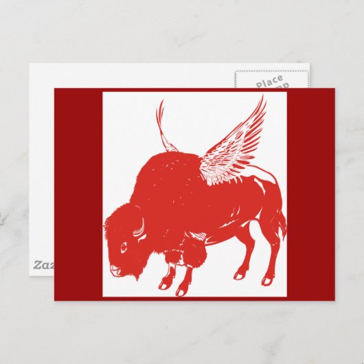 Carte Postale Buffalo Wings (Devant / Derrière)