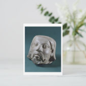 Carte Postale Buffed sandstone head of a foreigner, Sarnath, 3rd (Debout devant)