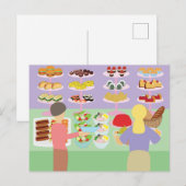Carte Postale Buffet (Devant / Derrière)