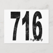 Carte Postale Buffle en détresse 716 (Devant)