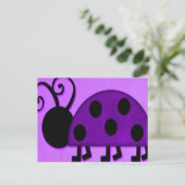 Carte Postale Bug de la dame violette (Debout devant)