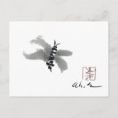 Carte Postale Bug, Sumi-e par Andrea Erickson (Devant)