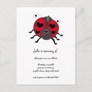 Carte Postale Buggies de jardin ・ Smiling Ladybug