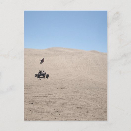 Carte Postale Buggy Dune dans le sable (Devant)