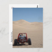 Carte Postale Buggy Dune dans le sable (Devant / Derrière)