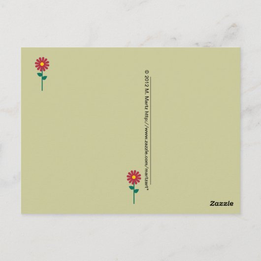 Carte postale Buggy Martzkins Ladybug (Dos)