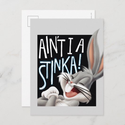 Carte Postale BUGS BUNNY™ - Ain't I A Stinka! (Devant / Derrière)