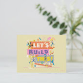 Carte Postale BUGS BUNNY BUILDERS™| Chantier "Construisons ensem (Debout devant)