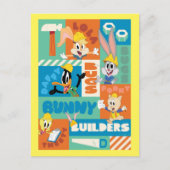 Carte Postale BUGS BUNNY BUILDERS™| Character Grid Pattern (Devant)