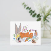 Carte Postale BUGS BUNNY BUILDERS™| Croquis de BUGS BUNNY™ (Debout devant)