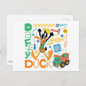 Carte Postale BUGS BUNNY BUILDERS™| DAFFY DUCK™ Work Tools (Devant / Derrière)