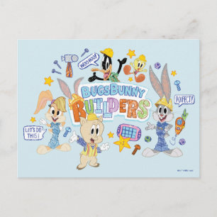 Carte Postale BUGS BUNNY BUILDERS™ Groupe de dessins artistique