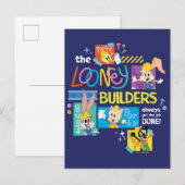 Carte Postale BUGS BUNNY BUILDERS™| Le Collage des Looney Builde (Devant / Derrière)