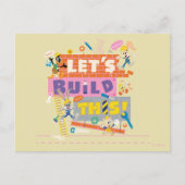 Carte Postale BUGS BUNNY BUILDERS™| "Let's Build This" Work Site (Devant)