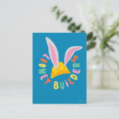 Carte Postale BUGS BUNNY BUILDERS™| Logo Cercle Casque de Chanti (Debout devant)