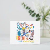 Carte Postale BUGS BUNNY BUILDERS™| Outils de travail de BUGS BU (Debout devant)