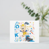 Carte Postale BUGS BUNNY BUILDERS™| Porky Pig Work Tools (Debout devant)