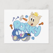 Carte Postale BUGS BUNNY BUILDERS™| Porky Sketch Art (Devant)