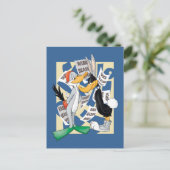 Carte Postale BUGS BUNNY™ & DAFFY DUCK™ Prêt Pour La Saison De C (Debout devant)