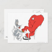 Carte Postale BUGS BUNNY™ et Gossamer (Devant / Derrière)