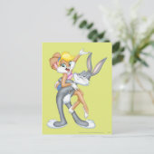 Carte Postale BUGS BUNNY™ et Lola Bunny (Debout devant)