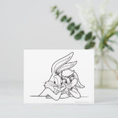 Carte Postale BUGS BUNNY™ et Lola Bunny 3 (Debout devant)