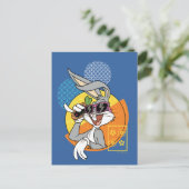 Carte Postale BUGS BUNNY™ - Graphique de vacances à Singapour (Debout devant)