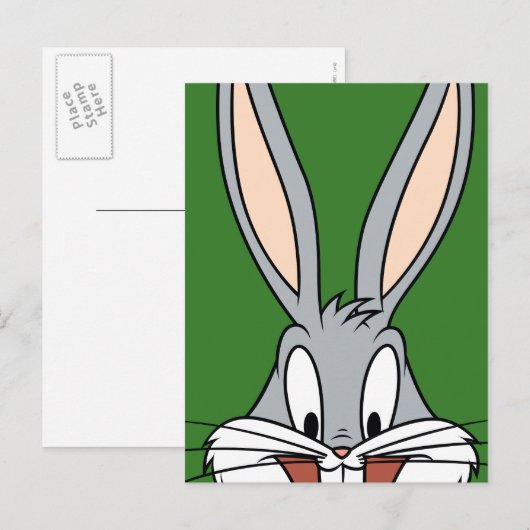 Carte Postale BUGS BUNNY™ Smiling Face (Devant / Derrière)