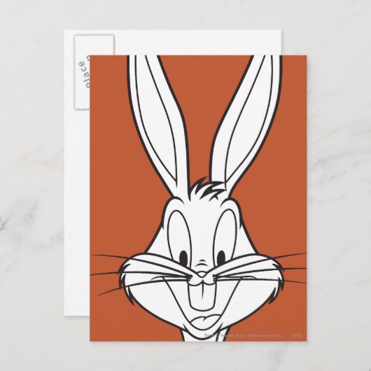 Carte Postale BUGS BUNNY™ Smiling visage (Devant / Derrière)