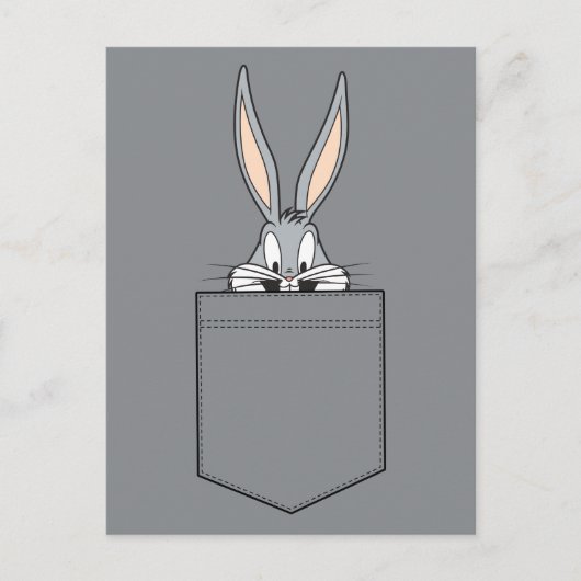 Carte Postale BUGS BUNNY™ Sortir De Poche (Devant)