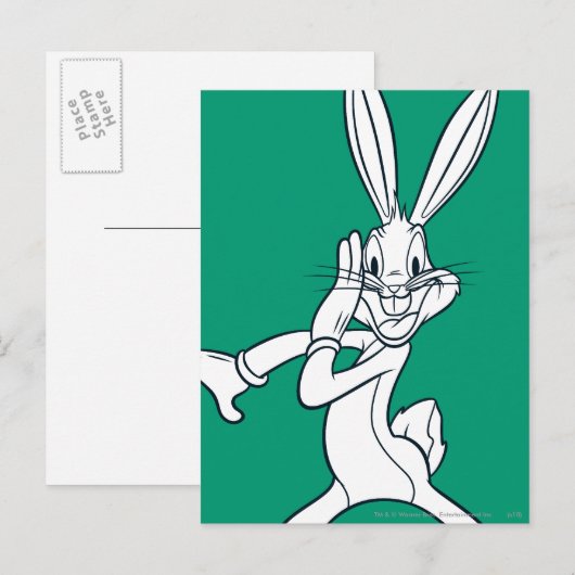 Carte Postale BUGS BUNNY™ Whispering (Devant / Derrière)