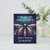 Carte Postale Bugs Butt Light Up Firefly Lightning bug (Debout devant)