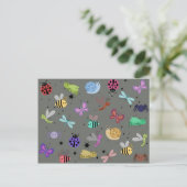 Carte Postale Bugs et insectes (Debout devant)