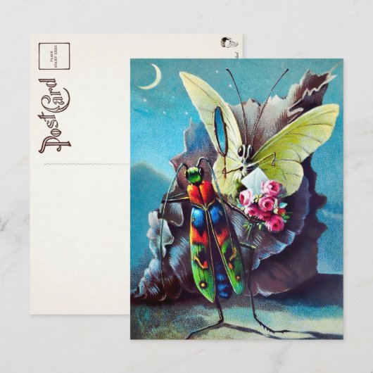 Carte postale Bugs Rencontres vintages (Devant / Derrière)