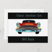 Carte postale Buick 1953 (Devant / Derrière)