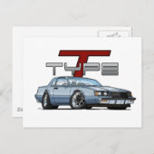 CARTE POSTALE BUICK_REGAL_T_TYPE (Devant / Derrière)