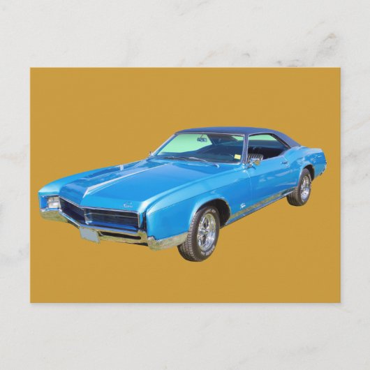 Carte Postale Buick Riviera Muscle Car 1967 (Devant)