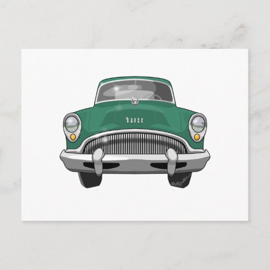 Carte Postale Buick Roadmaster 1954 (Devant)