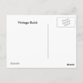 Carte Postale Buick vintage (Dos)