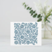 Carte Postale buisson bleu (Debout devant)