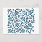 Carte Postale buisson bleu (Devant)