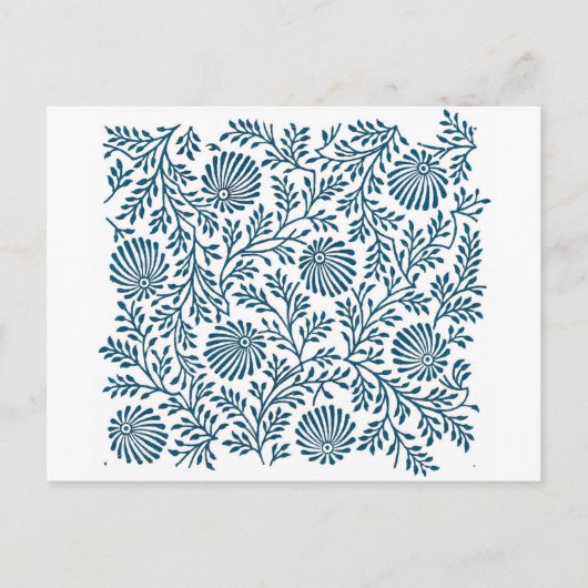 Carte Postale buisson bleu (Devant)