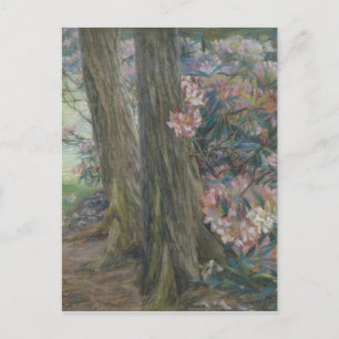 Carte Postale Buisson de rhododendron de Clara Voortman dans un