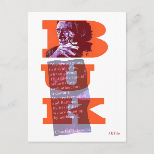 CARTE POSTALE BUK (Devant)