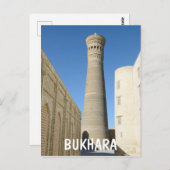 Carte Postale Bukhara, Ouzbékistan (Devant / Derrière)