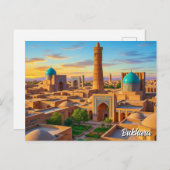 Carte Postale Bukhara Ouzbékistan Voyage (Devant / Derrière)