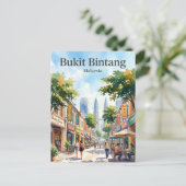 Carte Postale Bukit Bintang Malaisie (Debout devant)